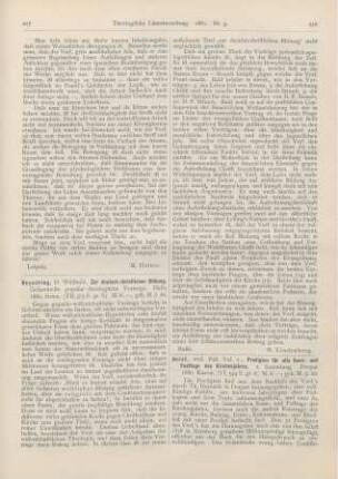 217-218 [Rezension] Beyschlag, Willibald, Zur deutsch-christlichen Bildung