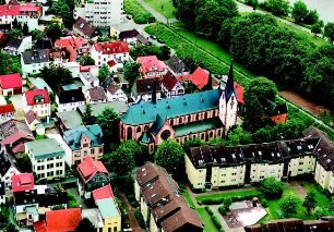 Kath. Kirche St. Pankratius; Offenbach, Stiftstraße 1 (vormals Nr. 3), Sternstraße 11, Sternstraße 17, Sternstraße 21, Stiftstraße 5