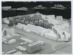 Technische Universität Berlin Ideenwettbewerb zum Ausbau des Stammgeländes: Ansicht NW