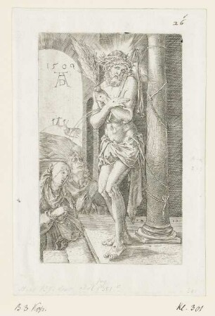 Schmerzensmann an der Säule