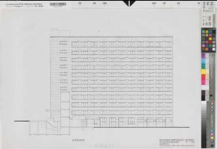Arnsberg, Bezirksregierung, Hauptgebäude, Seibertzstr. 1, Erweiterungsbau, Querschnitte