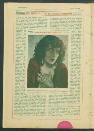 Atrizes de cinema : Estelle Taylor, a que casou com Jack Dempsey. É divorcio, na certa