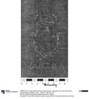 A: Kranz mit Buchstabe (zweikonturig): C, darüber Krone, darunter Name (zweikonturig): WANZKA; B: Name (zweikonturig): LEMELSON