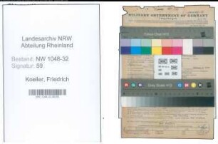 Entnazifizierung Friedrich Koeller , geb. 27.01.1913 (Beamter)