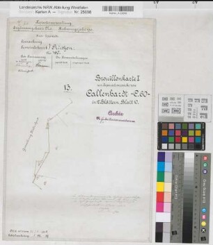 Kallenhardt (Rüthen), Separation Kallenhardt, Bl.10 Brouillonkarte Rüthen Flur 13