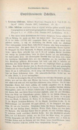 455-466 Empfehlenswerthe Schriften
