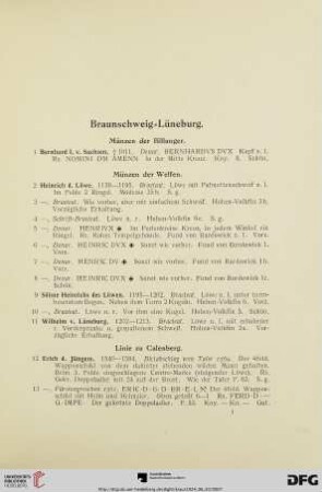 Braunschweig-Lüneburg (Nr. 1-692)
