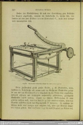 Fig. 35. Pappdeckel-Schneidemaschine der Gebrüder Heim
