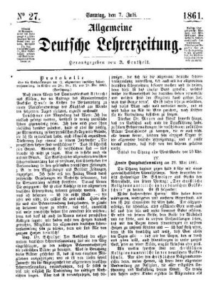 Protokolle der 12. allgemeinen deutschen Lehrerversammlung
