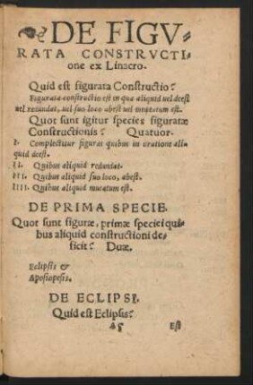 De Figurata constructione ex Linacro.