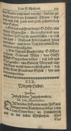 XXX. Wiegen-Lieder.