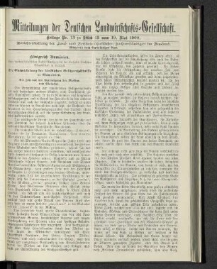 Beilage Nr. 13 zu Stück 13 vom 19. Mai 1900.