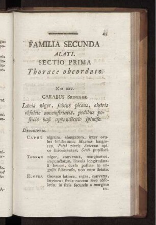 FAMILIA SECUNDA ALATI SECTIO PRIMA