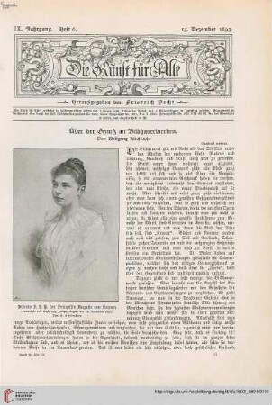 Heft 6 (15. Dezember 1893)