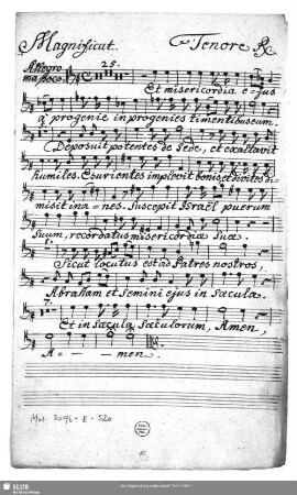 Tenore Rp [Schreiber: Schlettner, M.]