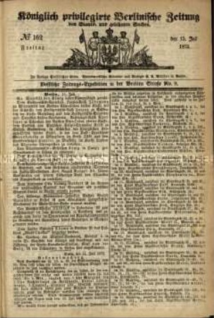 Zeitung für die Allgemeine Öffentlichkeit. 1870