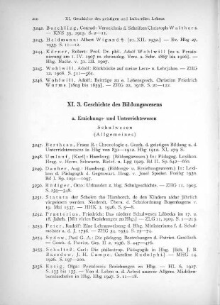 XI. 3. Geschichte des Bildungswesens
