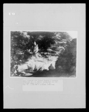 Landschaft mit der heiligen Agnes