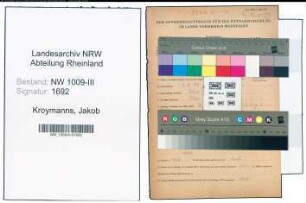 Entnazifizierung Jakob Kroymanns , geb. 04.08.1897 (Schreiner)