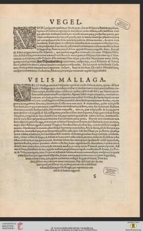 Vegel (Vejer de la Frontera) / Velis Malaga (Velez Malaga)