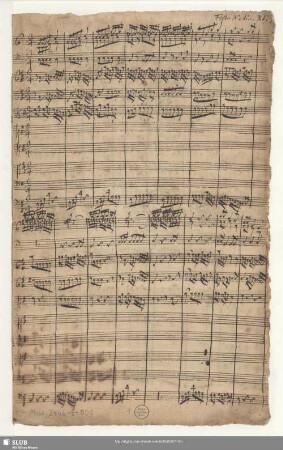 Partitur [Schreiber: Opitz, J. S.]