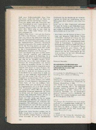 Die periodischen Veröffentlichungen zur schleswig-holsteinischen Landes- und Volkstumskunde im Jahre 1969 (Teil II, III und IV)