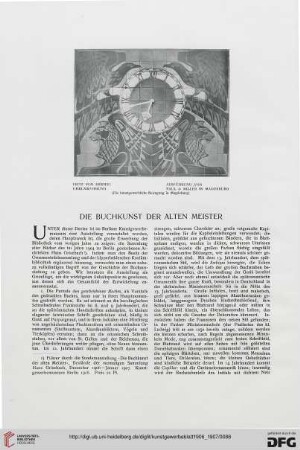 Die Buchkunst der alten Meister