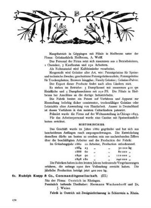 61. Rudolph Koepp & Co., Commanditgesellschaft.