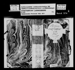 Protokolle des Deutschordensamts Neuhaus