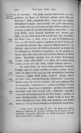 Victor Hugo. Scribe. Halm.