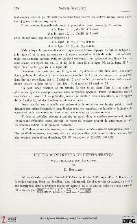 8: Petits monuments et petits textes recueillis en Égypte, [2]