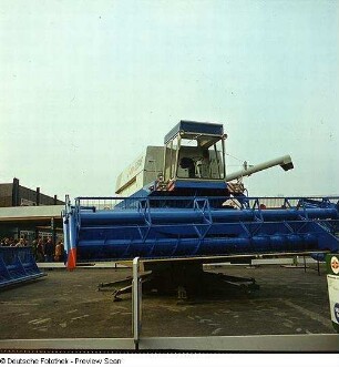Leipzig, Messe 1977, Mähdrescher