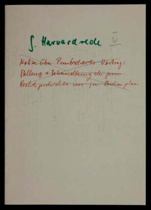 Ansprache an der Harvard Universität [Manuskriptfragment ohne Titel] (Ansetzungssachtitel von Bearbeiter/in), Cambridge, Mass., 1909 : Deutsches Staatsrecht und seine Beziehungen zur Verfassung der Vereinigten Staaten [Vermutlich weiterer Titel von Bl. 2-6 u. 35-36 (fragmentarisch)]