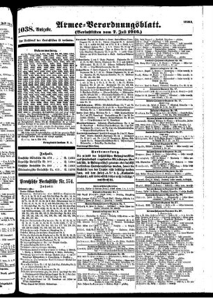 1038.Ausgabe. Freitag, 7. Juli 1916