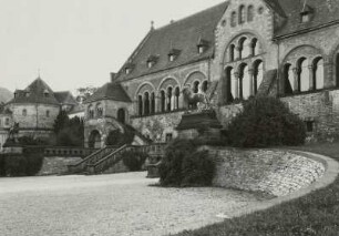 Goslar, Kaiserhaus der Kaiserpfalz von Nordosten