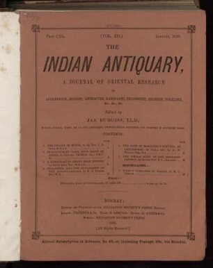 Part CXL... January, 1883.