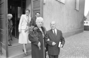 Hochzeit der Bewohnerin und Bewohner im Altersheim Parkschlössle Anna Kinsch und Karl Eibler