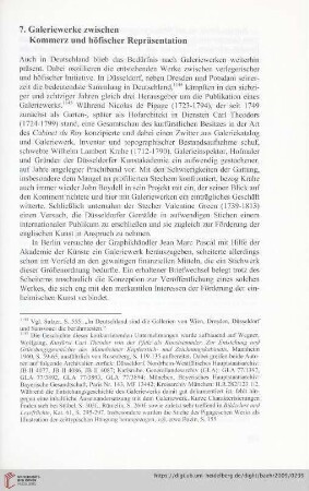 7. Galeriewerke zwischen Kommerz und höfischer Repräsentation