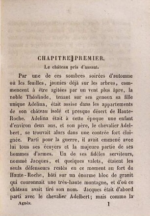 Agnès Ou La Petite Joueuse De Luth