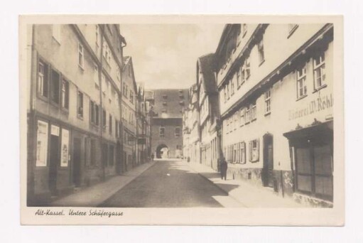Alt-Kassel. Untere Schäfergasse