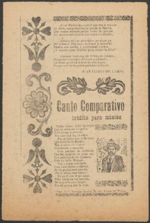 Canto comparativo : Inédita para música