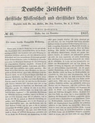 363-370 Der neunte deutsche Evangelische Kirchentag : Fortsetzung