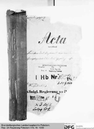 Bauten und Reparaturen an den Gerichtsgebäuden und Gefängnissen in Zehdenick