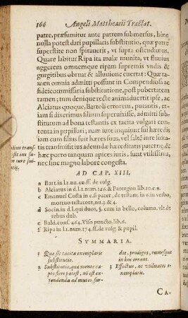 [Caput XIV. De exemplaris substitutionis formula, & effectibus ac Iurisconsultorum errore.]