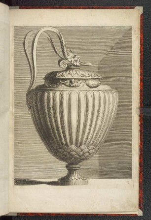 Vase mit Blattmaske (Stella, Livre de Vases, 19)