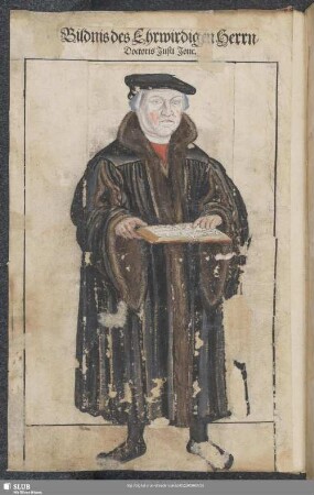 Bildnis des Ehrwirdigen Herrn Doctoris Justi Jone.