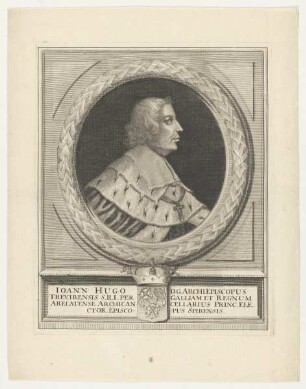 Bildnis des Ioann Hugo, ArchiEpiscopus Trevirensis