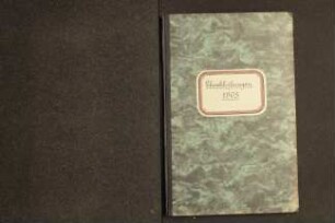 Namensverzeichnis Heiratsregister Lemgo 1905