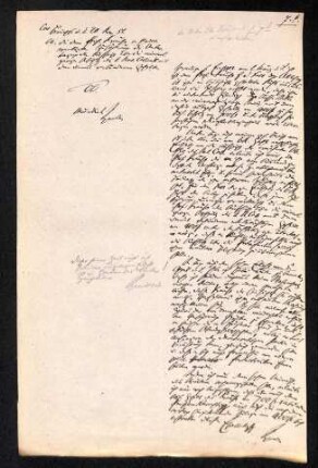 Handschriftliches Schreiben