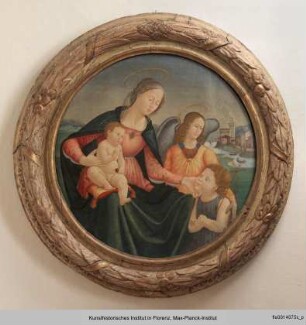 Madonna mit Kind, dem Johannesknaben und einem Engel